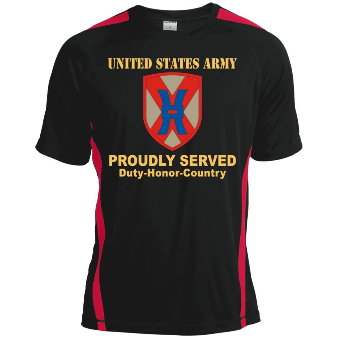 US ARMY 135TH SUSTAINMENT COMMAND- Proudly Served T-Shirt On Front For Men-TShirt-Army-Veterans Nation