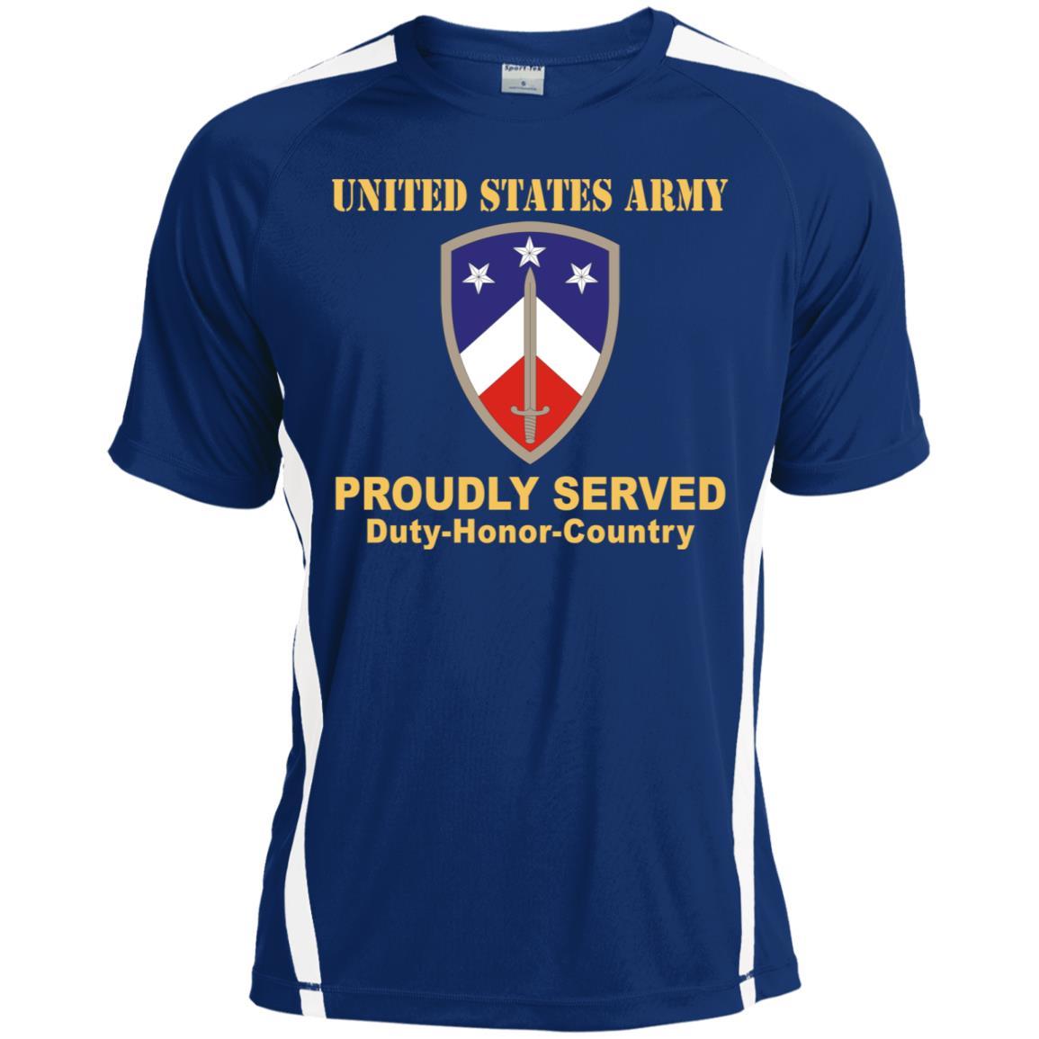 US ARMY 230 SUSTAINMENT BRIGADE- Proudly Served T-Shirt On Front For Men-TShirt-Army-Veterans Nation