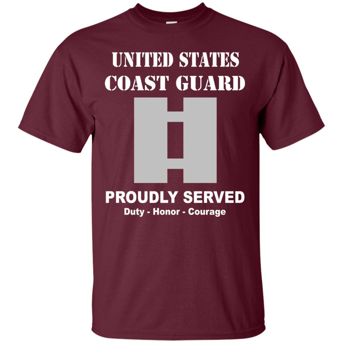 US Coast Guard O-3 Lieutenant O3 LT Junior Officer Men Front USCG T Shirt-TShirt-USCG-Veterans Nation