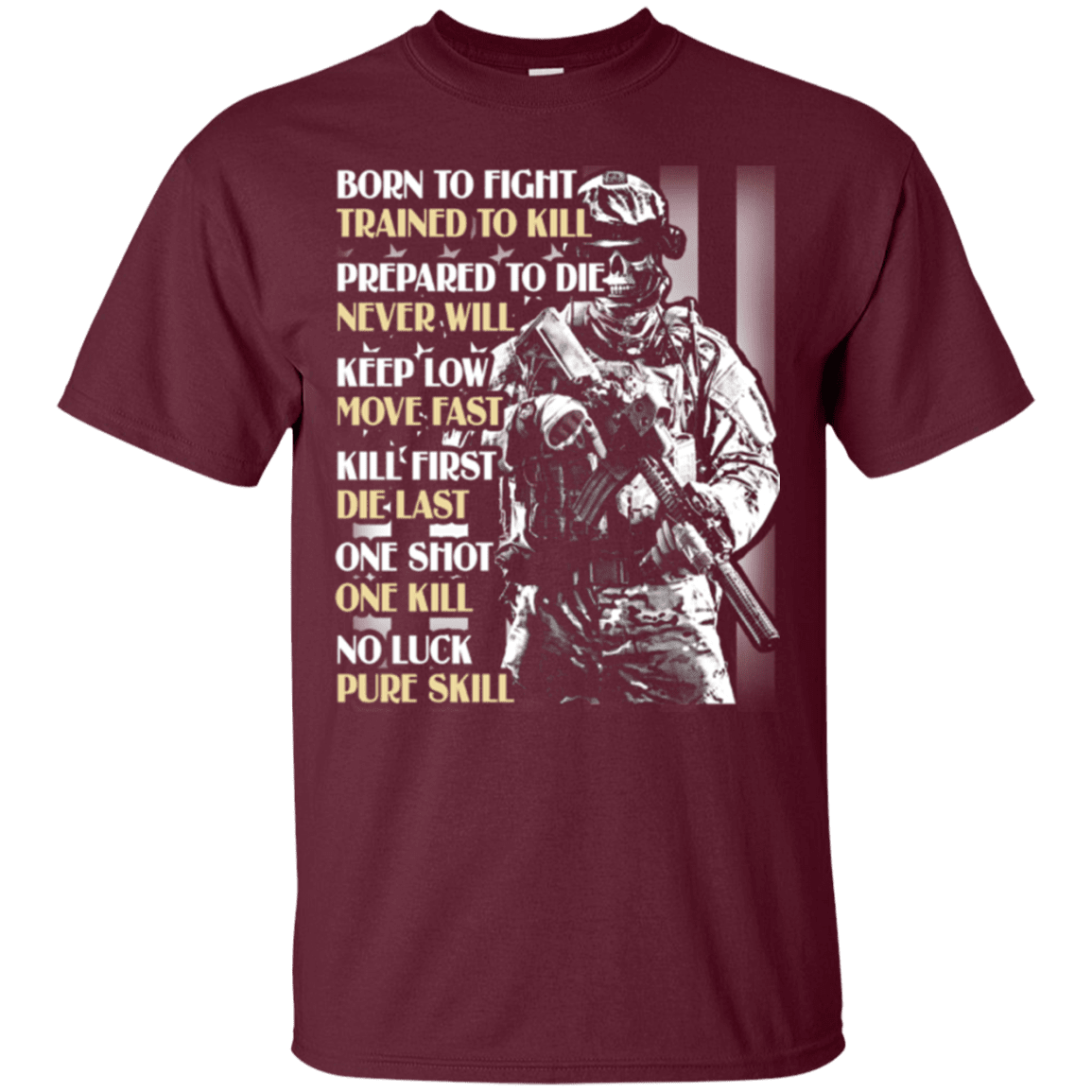 Military T-Shirt "Veteran Skill"-TShirt-General-Veterans Nation