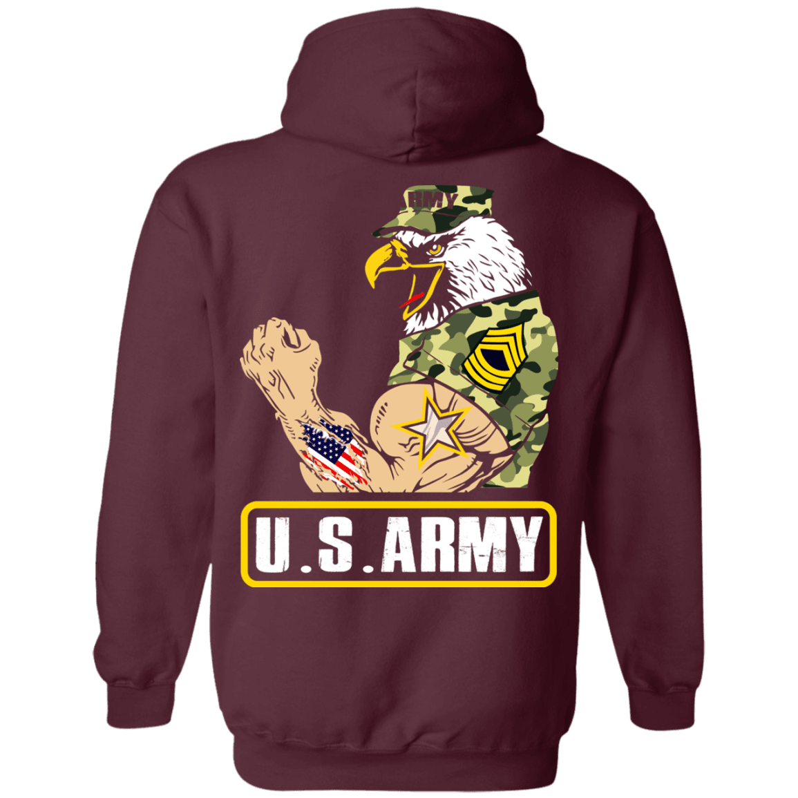 US Army Strong Back T Shirts-TShirt-Army-Veterans Nation