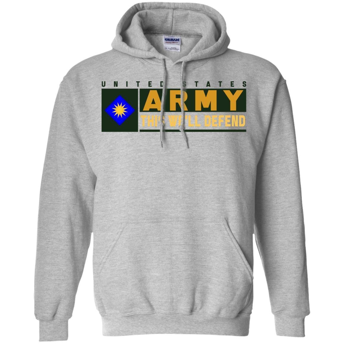 US Army 40TH INFANTRY DIVISION- This We'll Defend T-Shirt On Front For Men-TShirt-Army-Veterans Nation