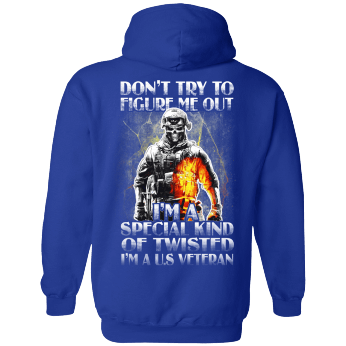 Military T-Shirt "Don't Try to Figure Me Out - I'm A US Veteran"-TShirt-General-Veterans Nation