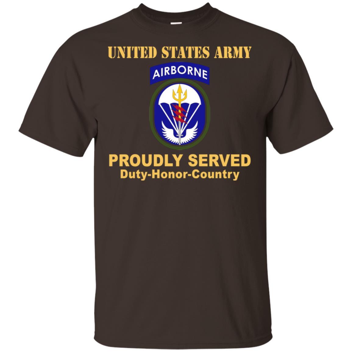 US ARMY SPECIAL OPERATIONS COMMAND SOUTH- Proudly Served T-Shirt On Front For Men-TShirt-Army-Veterans Nation