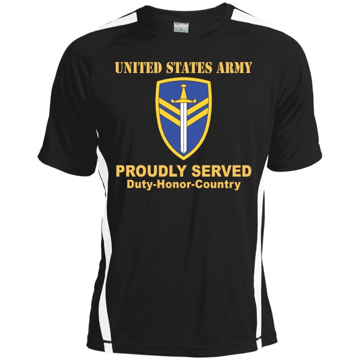 US ARMY 2ND SUPPORT COMMAND- Proudly Served T-Shirt On Front For Men-TShirt-Army-Veterans Nation