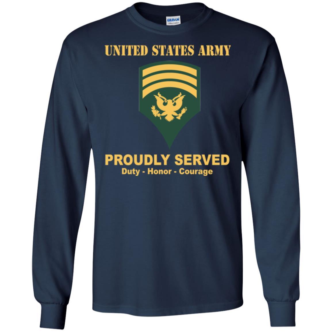 US Army E-7 SPC E7 Specialist Ranks Men Front Shirt US Army Rank-TShirt-Army-Veterans Nation