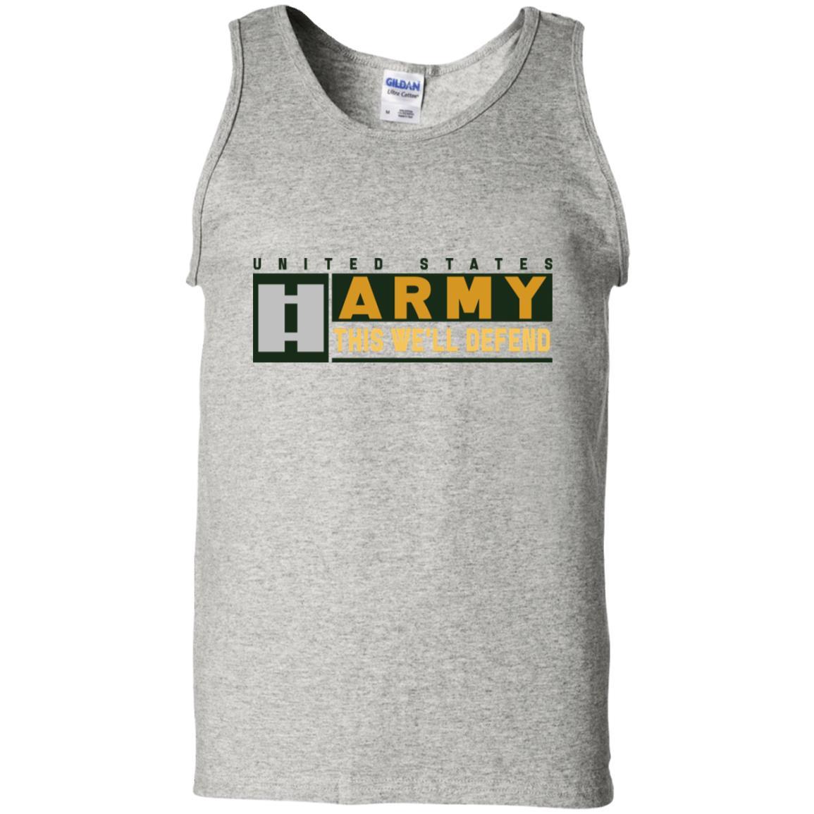 US Army O-3 This We Will Defend T-Shirt On Front For Men-TShirt-Army-Veterans Nation