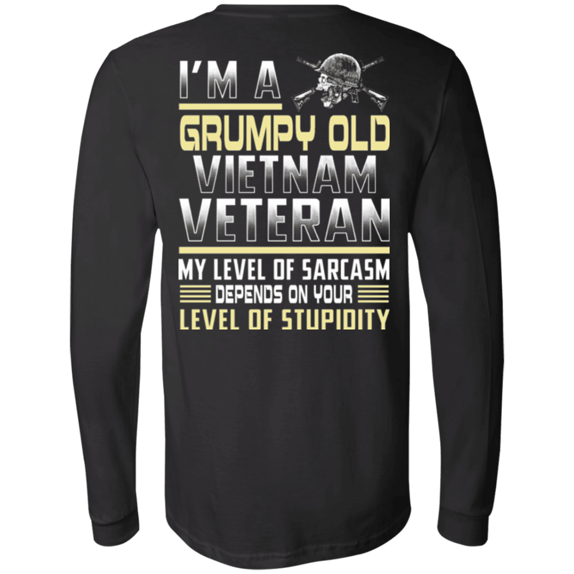 Military T-Shirt "I'm A Grump Old Vietnam Veteran"-TShirt-General-Veterans Nation