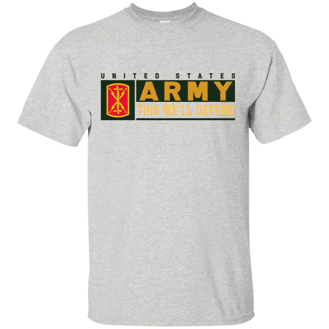 US Army 17TH FIRST ARTILLERY BRIGADE- This We'll Defend T-Shirt On Front For Men-TShirt-Army-Veterans Nation