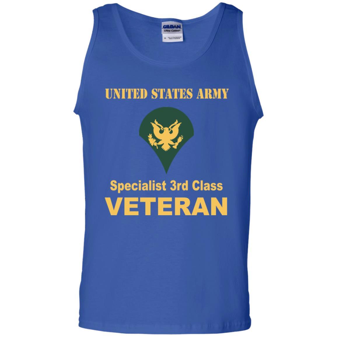 US Army E-4 SPC E4 Specialist Specialist 3rd Class Veteran Men T Shirt On Front-TShirt-Army-Veterans Nation