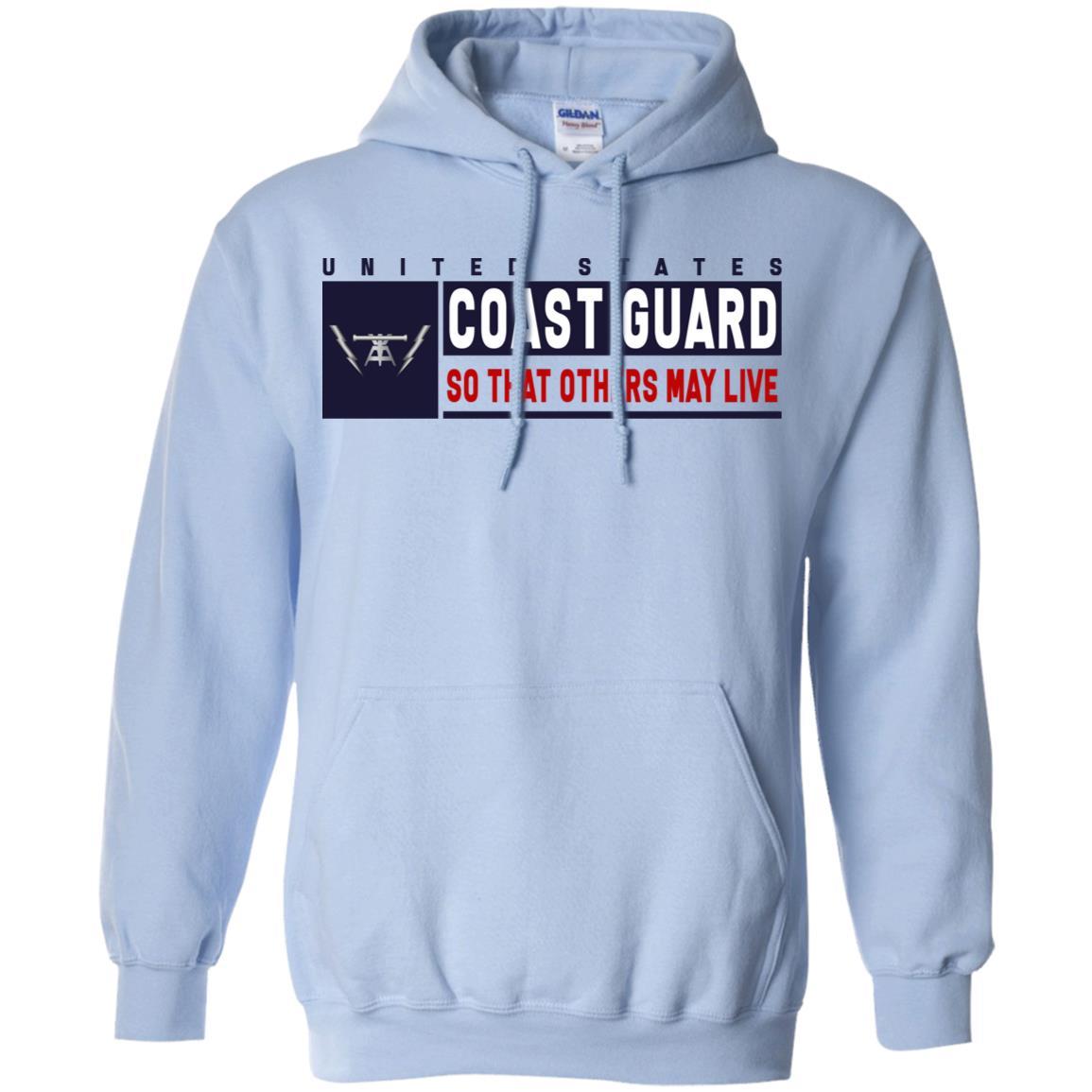 US Coast Guard Fire Control Technician FT Logo- So that others may live Long Sleeve - Pullover Hoodie-TShirt-USCG-Veterans Nation