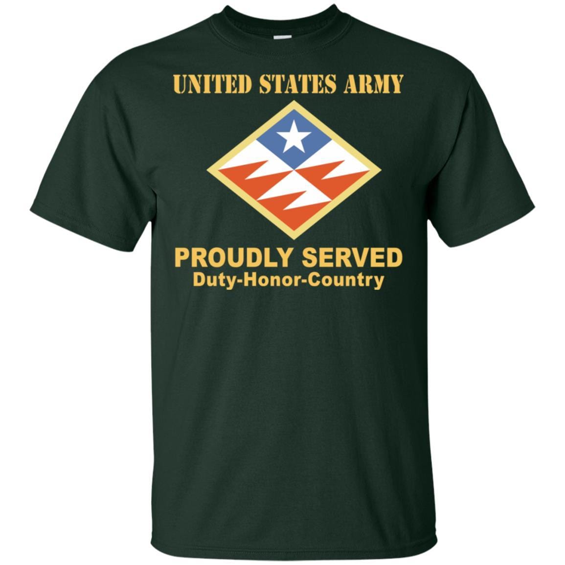 US ARMY 261 SIGNAL BRIGADE - Proudly Served T-Shirt On Front For Men-TShirt-Army-Veterans Nation