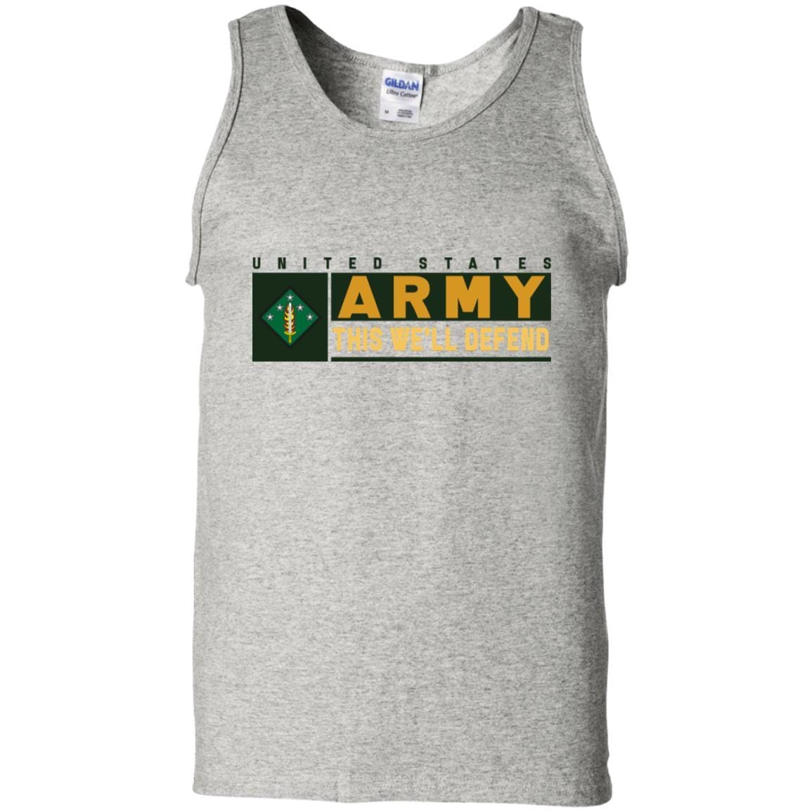 US Army 20TH SUPPORT COMMAND (CBRNE)- This We'll Defend T-Shirt On Front For Men-TShirt-Army-Veterans Nation