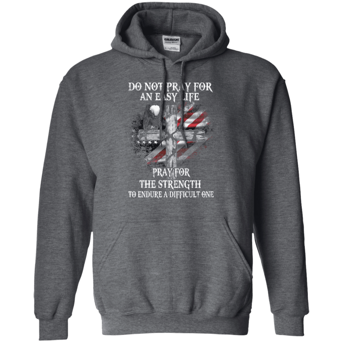 Military T-Shirt "Veteran Pray"-TShirt-General-Veterans Nation