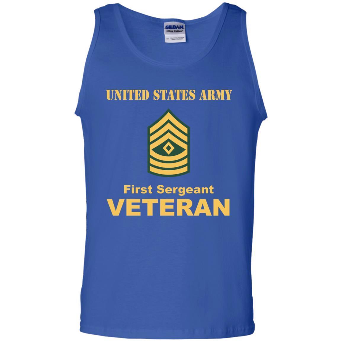 US Army E-8 First Sergeant E8 1SG Noncommissioned Officer Veteran Men T Shirt On Front-TShirt-Army-Veterans Nation