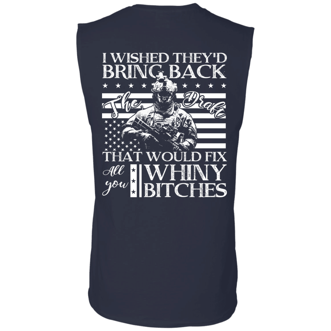 Military T-Shirt "I Wished They'd Bring Back Veteran Back"-TShirt-General-Veterans Nation