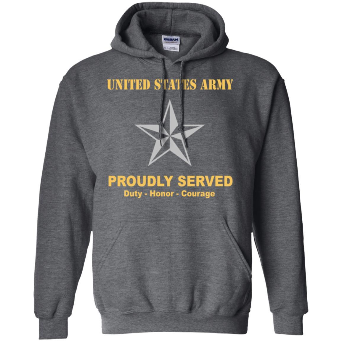 US Army O-7 Brigadier General O7 BG General Officer Ranks Men Front Shirt US Army Rank-TShirt-Army-Veterans Nation