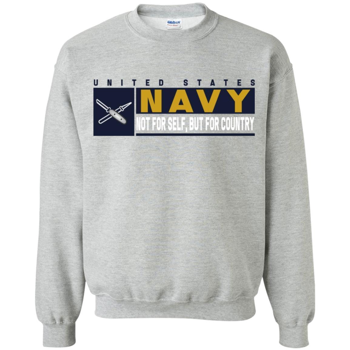 Navy Lithographer Navy LI- Not for self Long Sleeve - Pullover Hoodie-TShirt-Navy-Veterans Nation