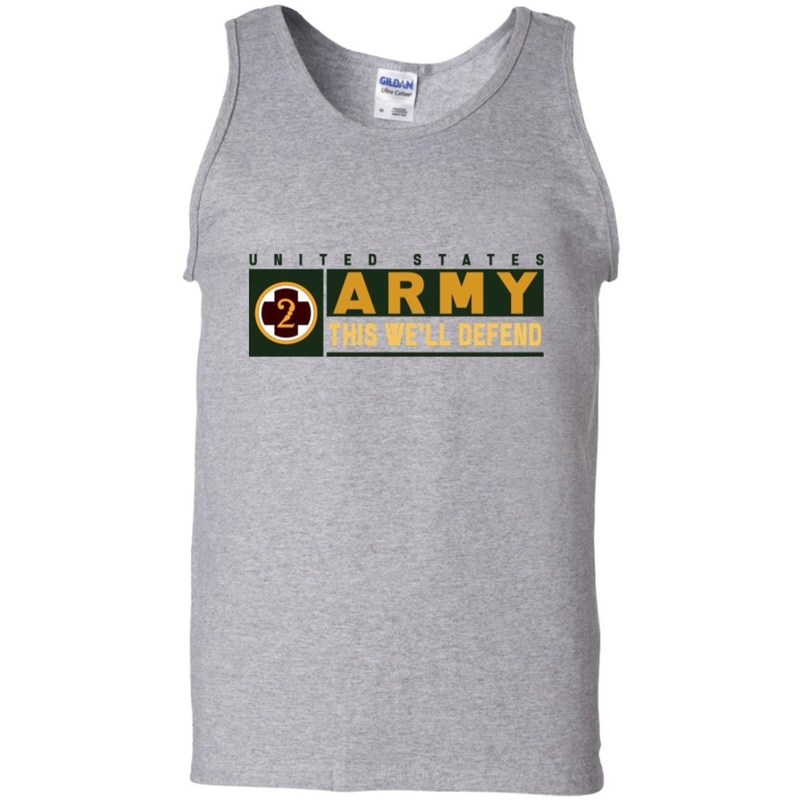 US Army 2ND MEDICAL BRIGADE- This We'll Defend T-Shirt On Front For Men-TShirt-Army-Veterans Nation