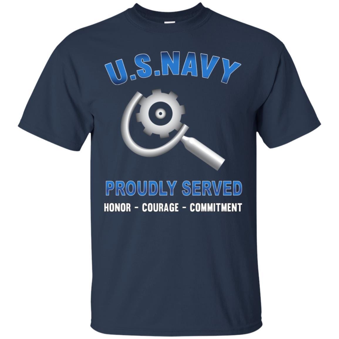 U.S Navy Machinery repairman Navy MR - Proudly Served T-Shirt For Men On Front-TShirt-Navy-Veterans Nation