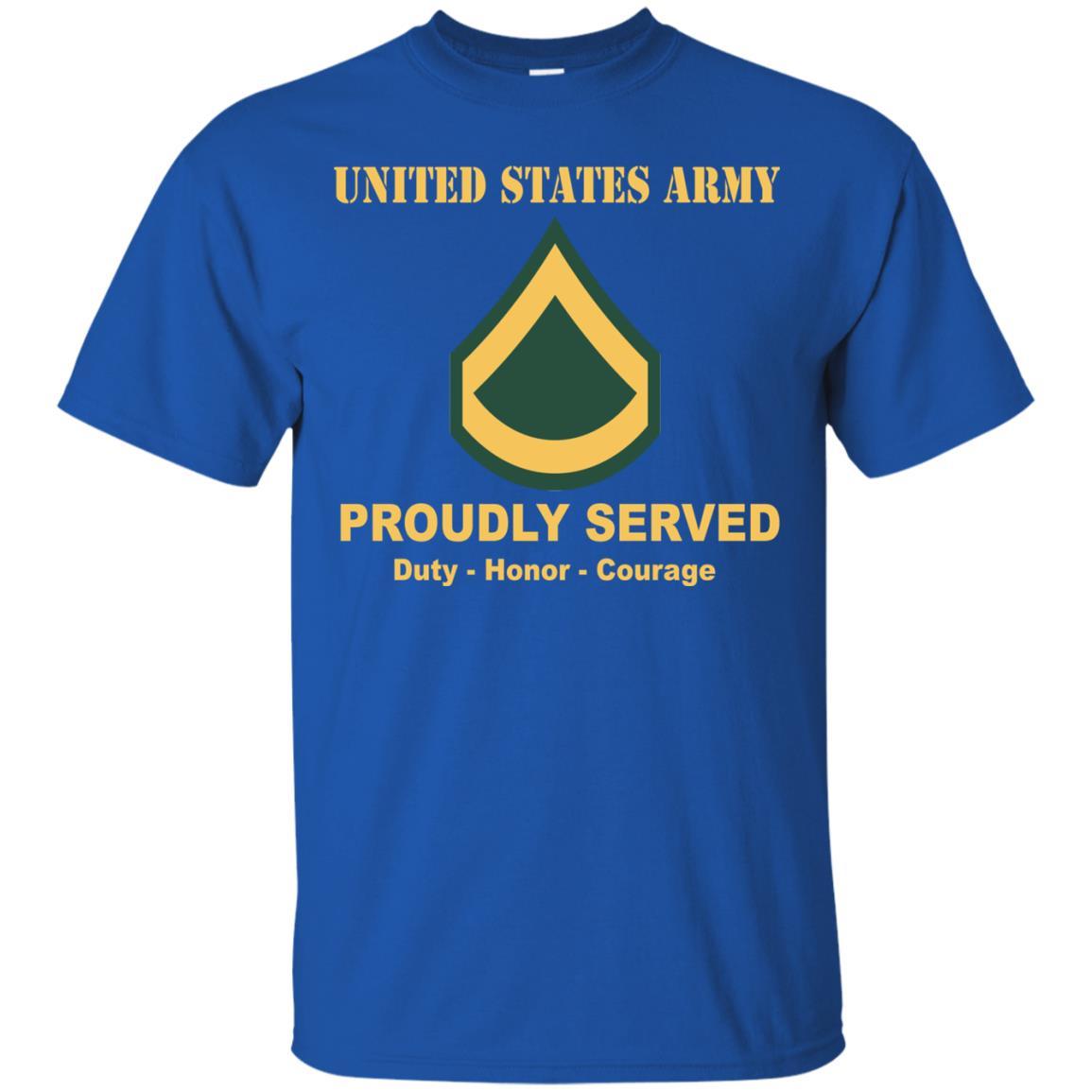 Army E-3 PFC E3 Private First Class Ranks Men Front Shirt US Army Rank-TShirt-Army-Veterans Nation
