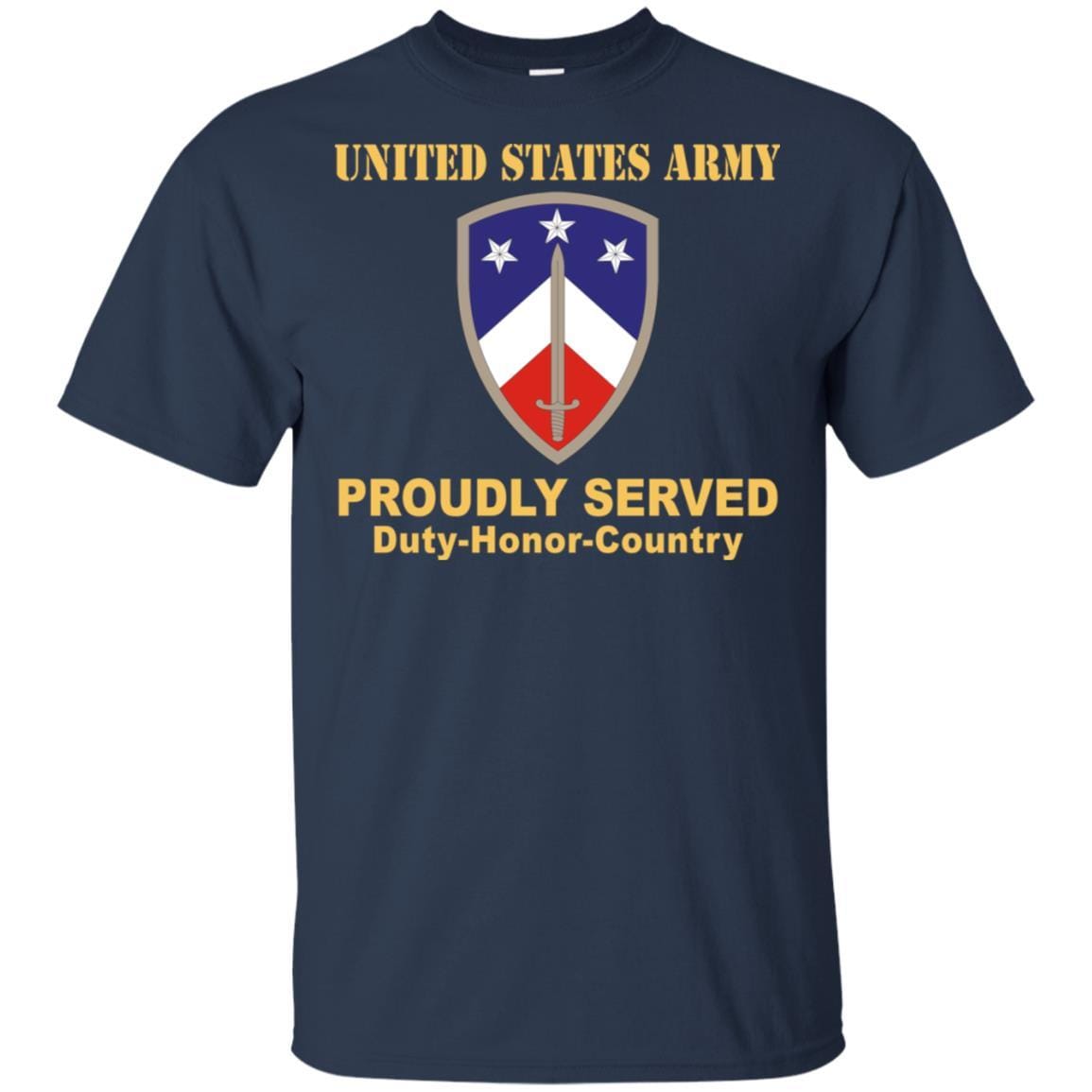 US ARMY 230 SUSTAINMENT BRIGADE- Proudly Served T-Shirt On Front For Men-TShirt-Army-Veterans Nation