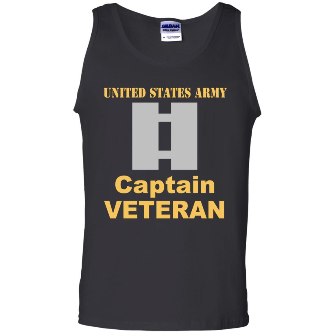 US Army O-3 Captain O3 CPT Commissioned Officer Veteran Men T Shirt On Front-TShirt-Army-Veterans Nation
