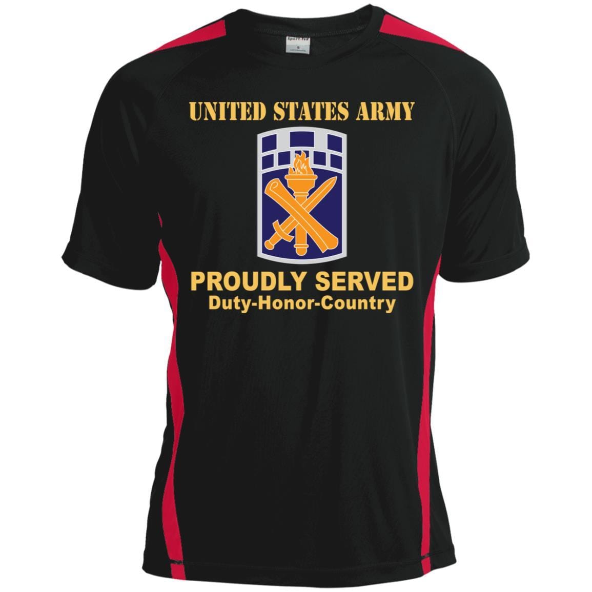 US ARMY 351ST CIVIL AFFAIRS COMMAND- Proudly Served T-Shirt On Front For Men-TShirt-Army-Veterans Nation