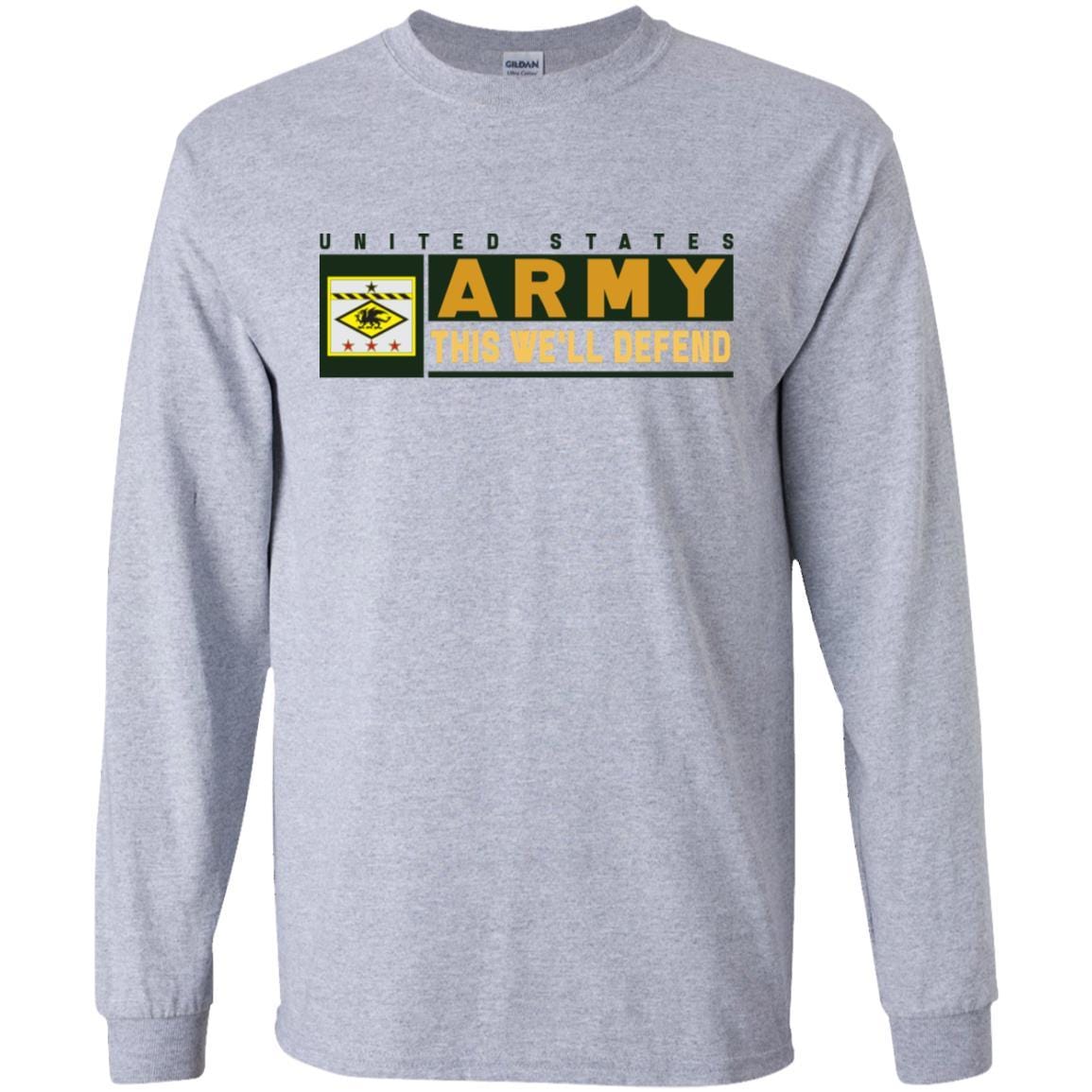 US Army 13TH FINANCIAL MANAGEMENT SUPPORT CENTER- This We'll Defend T-Shirt On Front For Men-TShirt-Army-Veterans Nation