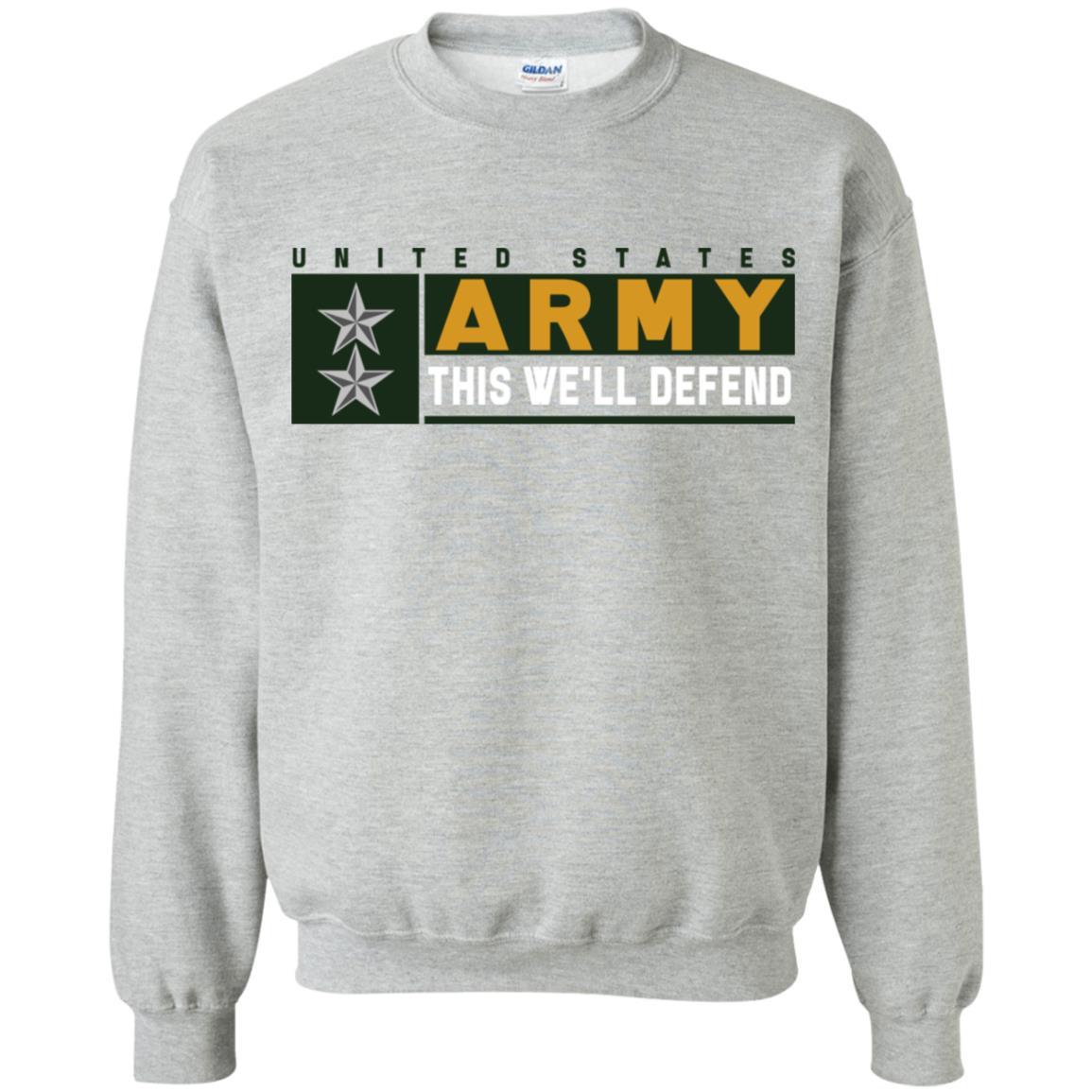 US Army O-8 This We Will Defend Long Sleeve - Pullover Hoodie-TShirt-Army-Veterans Nation
