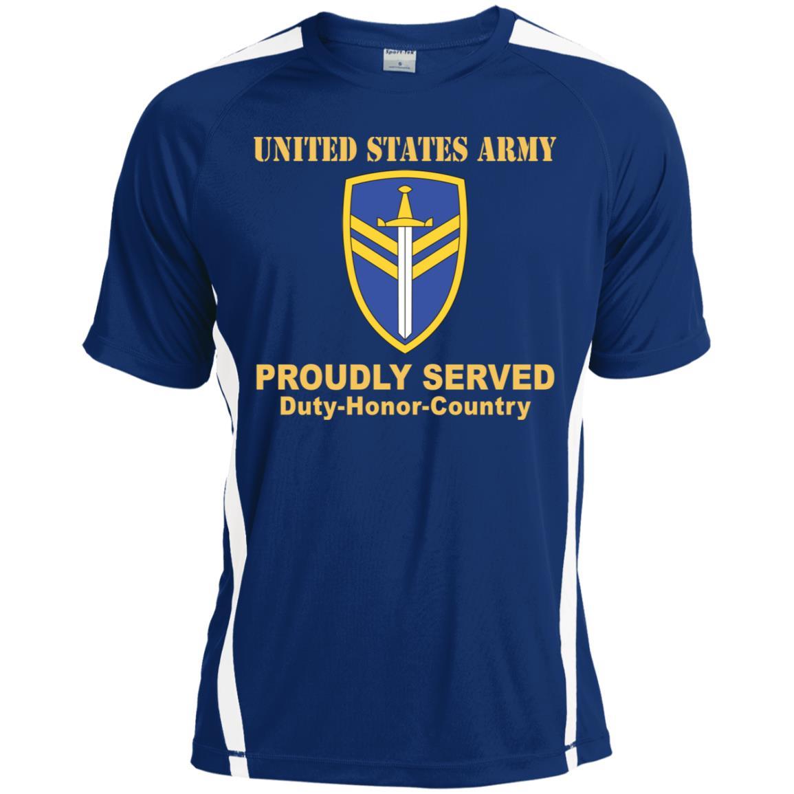 US ARMY 2ND SUPPORT COMMAND- Proudly Served T-Shirt On Front For Men-TShirt-Army-Veterans Nation