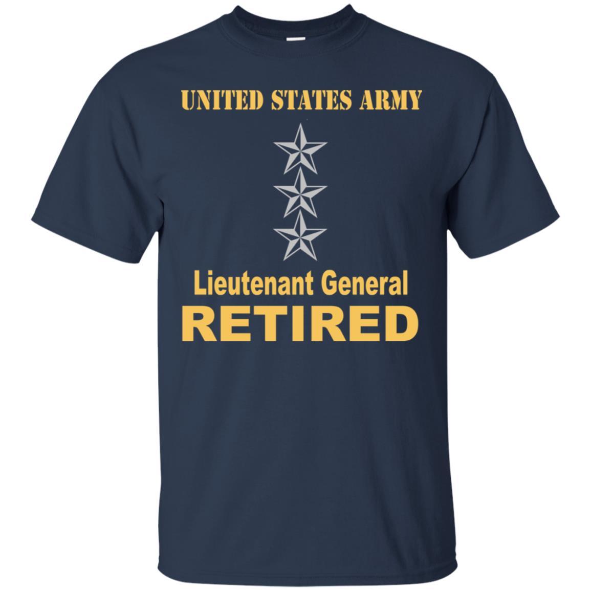US Army O-9 Lieutenant General O9 LTG General Officer Retired Men T Shirt On Front-TShirt-Army-Veterans Nation