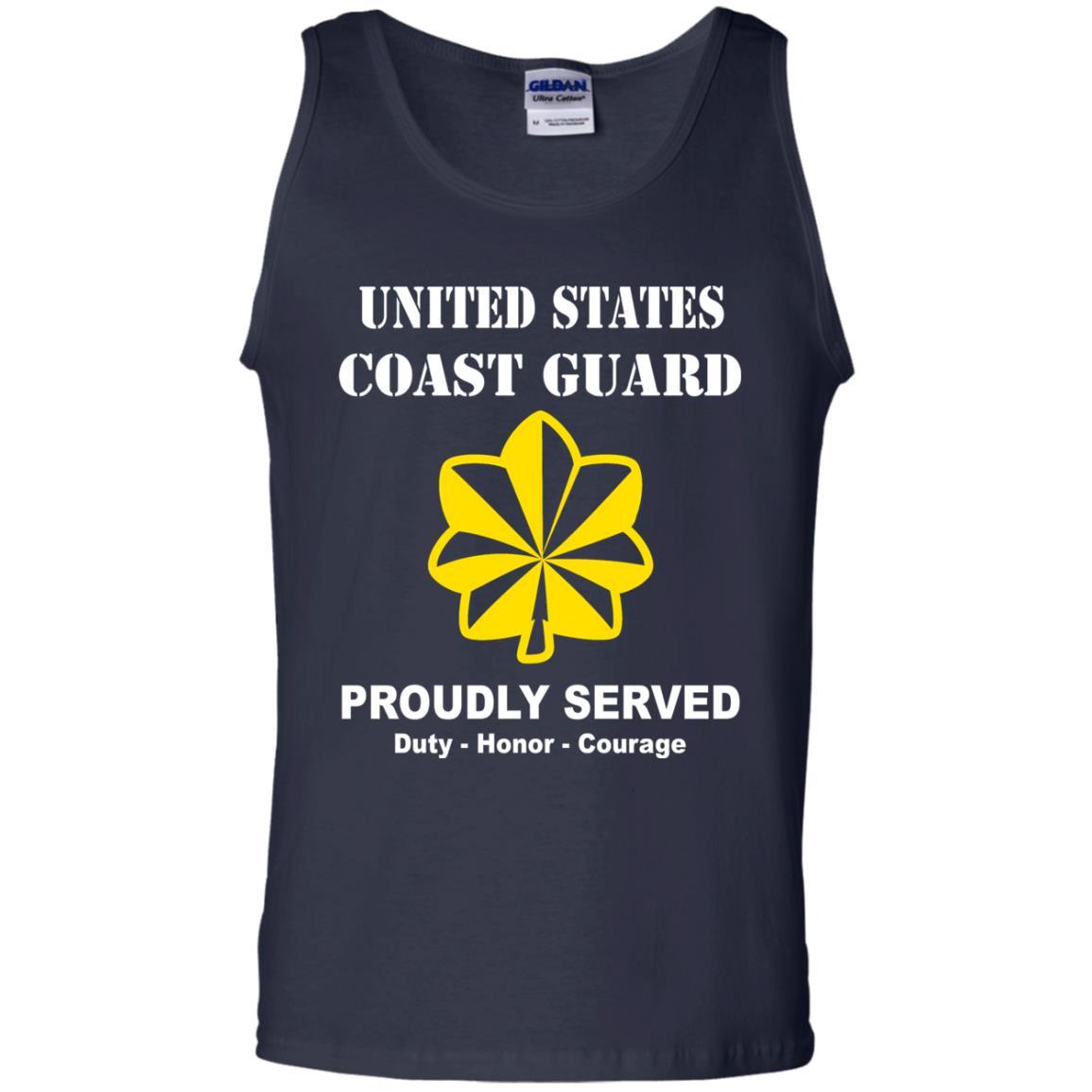 US Coast Guard O-4 Lieutenant Commander O4 LCDR Junior Officer Men Front USCG T Shirt-TShirt-USCG-Veterans Nation