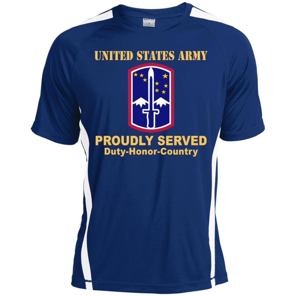 US ARMY 172ND INFANTRY BRIGADE - Proudly Served T-Shirt On Front For Men-TShirt-Army-Veterans Nation