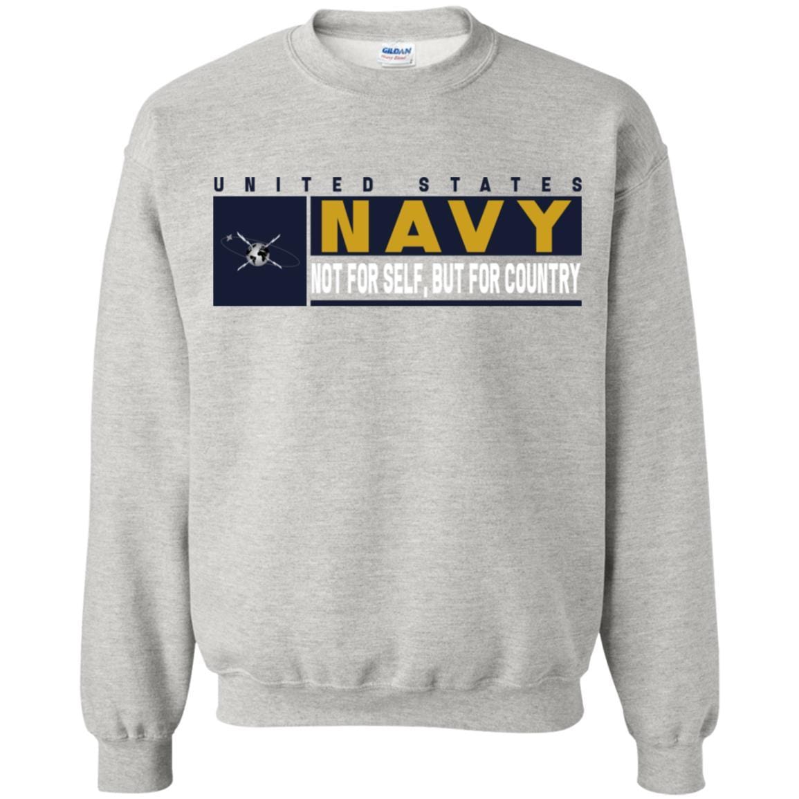 Navy Mass Communications Specialist Navy MC- Not for self Long Sleeve - Pullover Hoodie-TShirt-Navy-Veterans Nation