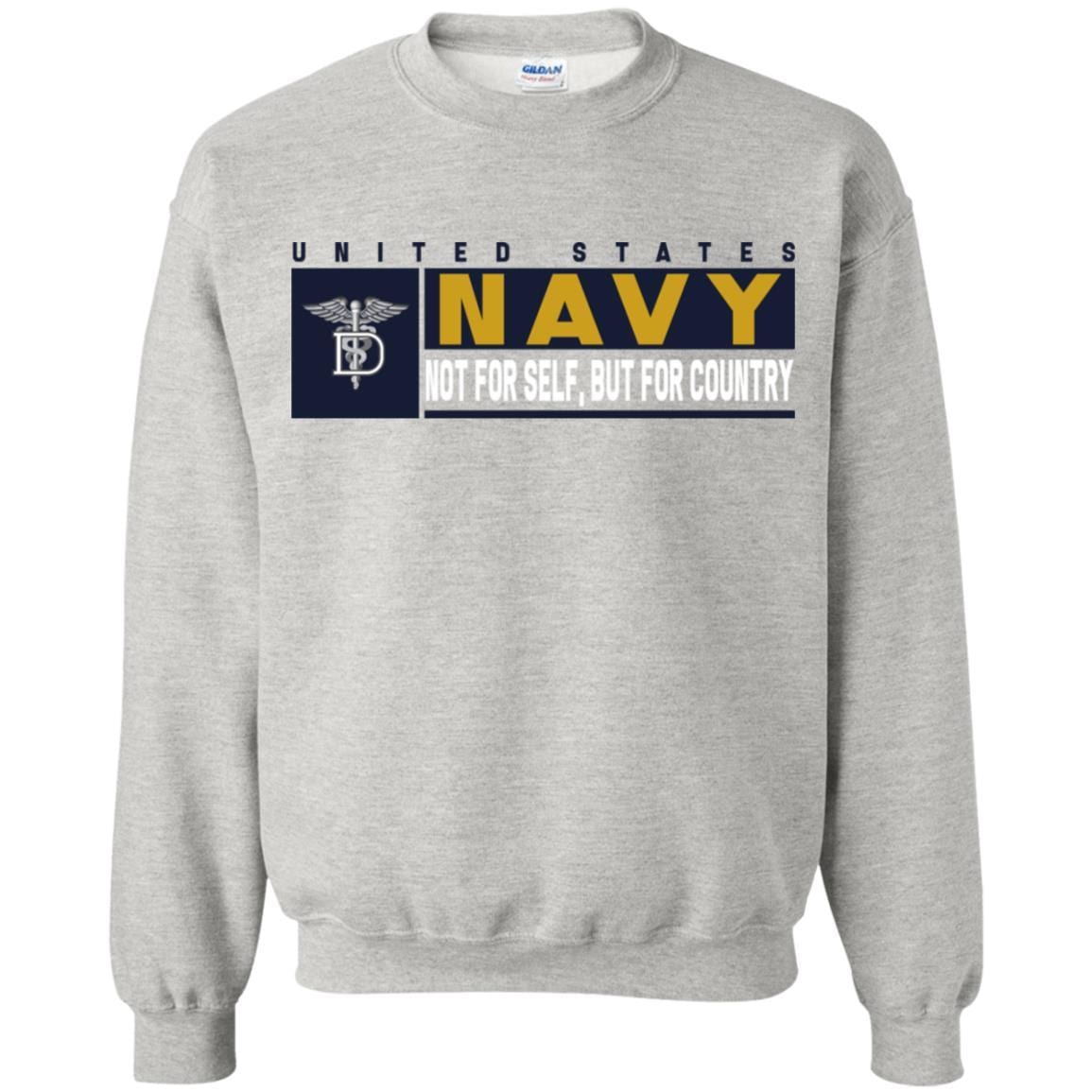 Navy Dental Technician Navy DT- Not for self Long Sleeve - Pullover Hoodie-TShirt-Navy-Veterans Nation