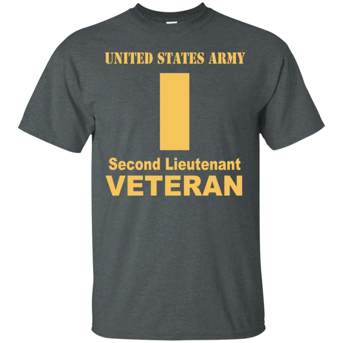 US Army O-1 Second Lieutenant O1 2LT Commissioned Officer Veteran Men T Shirt On Front-TShirt-Army-Veterans Nation
