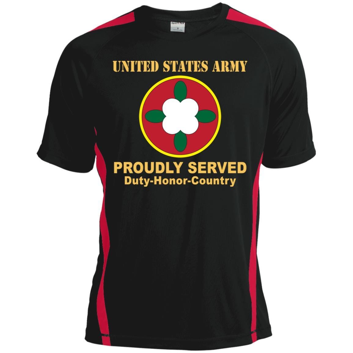 US ARMY 184TH SUSTAINMENT COMMAND- Proudly Served T-Shirt On Front For Men-TShirt-Army-Veterans Nation