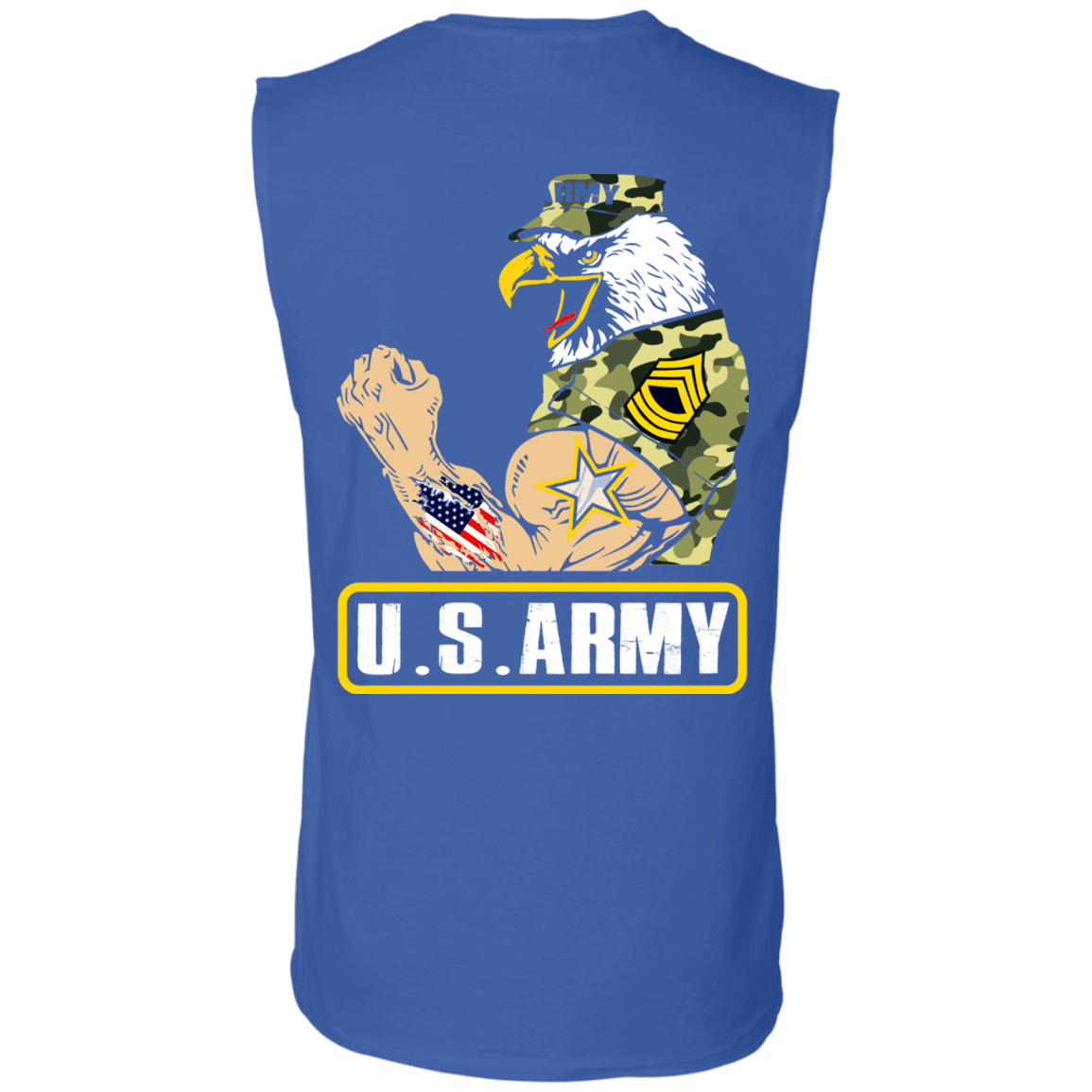 US Army Strong Back T Shirts-TShirt-Army-Veterans Nation