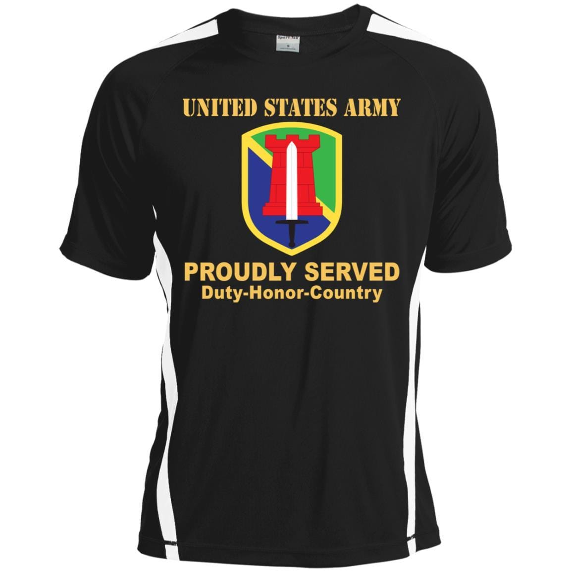 US ARMY 204TH MANEUVER ENHANCEMENT BRIGADE- Proudly Served T-Shirt On Front For Men-TShirt-Army-Veterans Nation