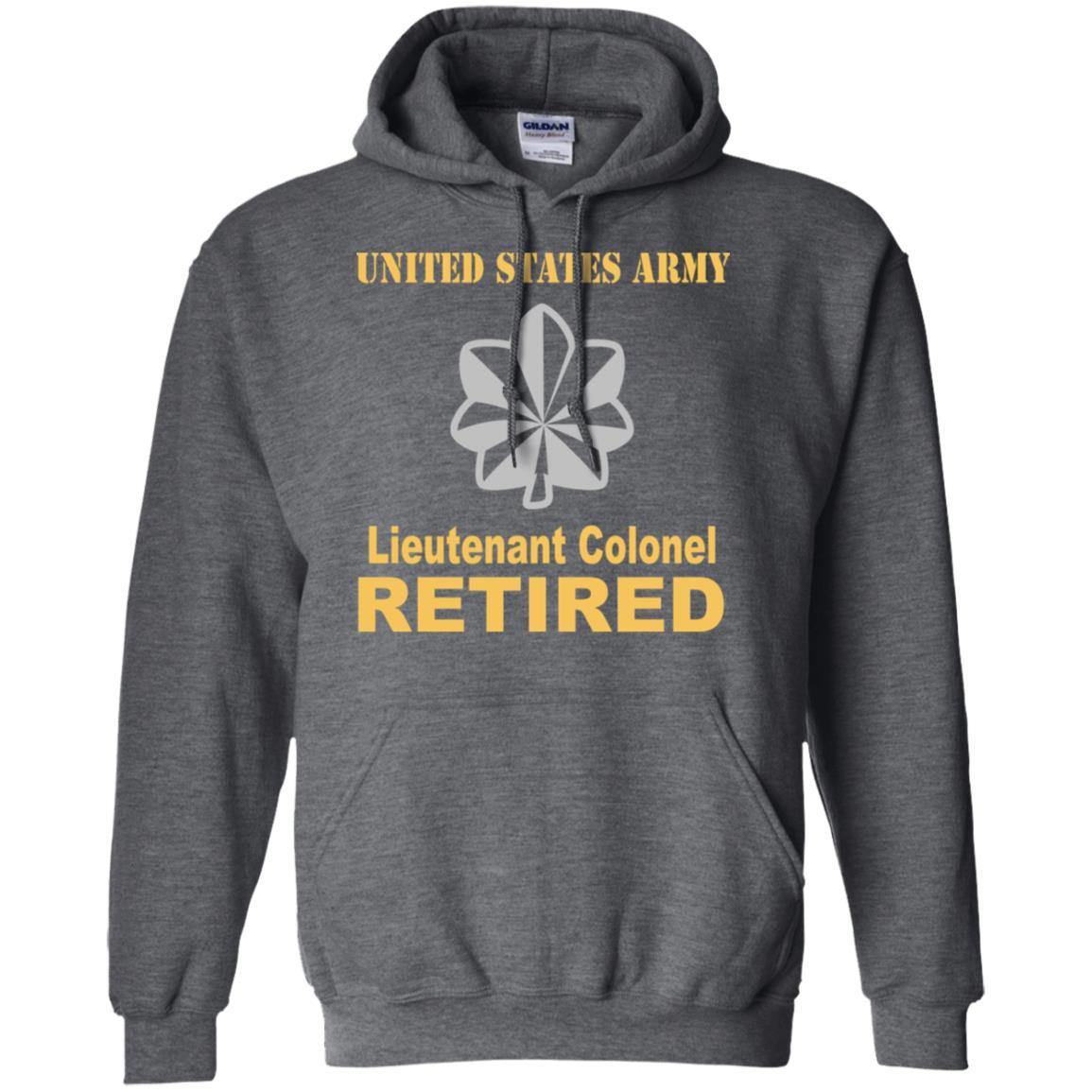 US Army O-5 Lieutenant Colonel O5 LTC Field Officer Retired Men T Shirt On Front-TShirt-Army-Veterans Nation