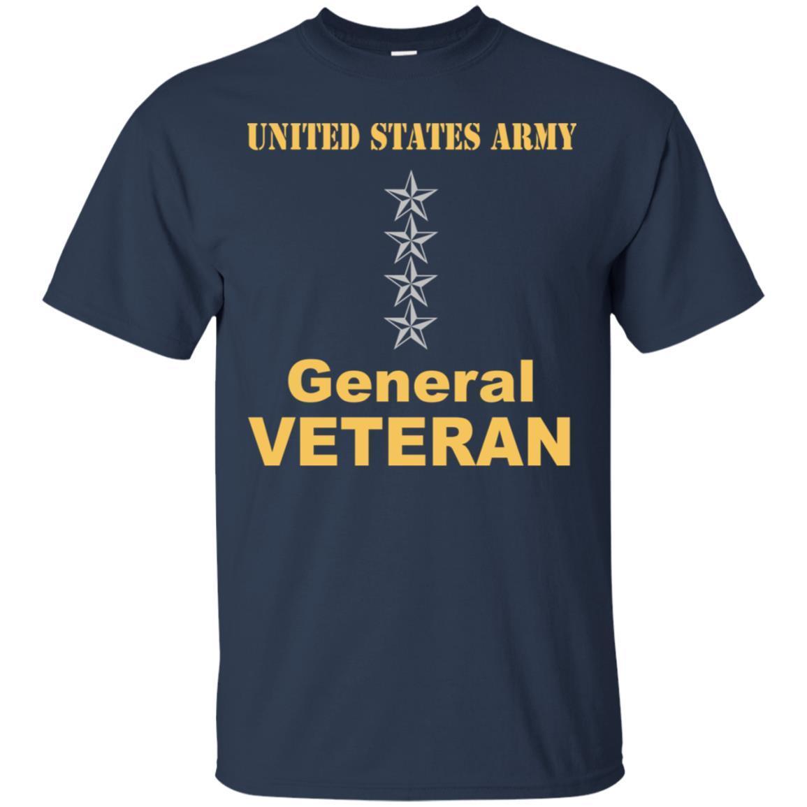 US Army O-10 General O10 GEN General Officer Veteran Men T Shirt On Front-TShirt-Army-Veterans Nation