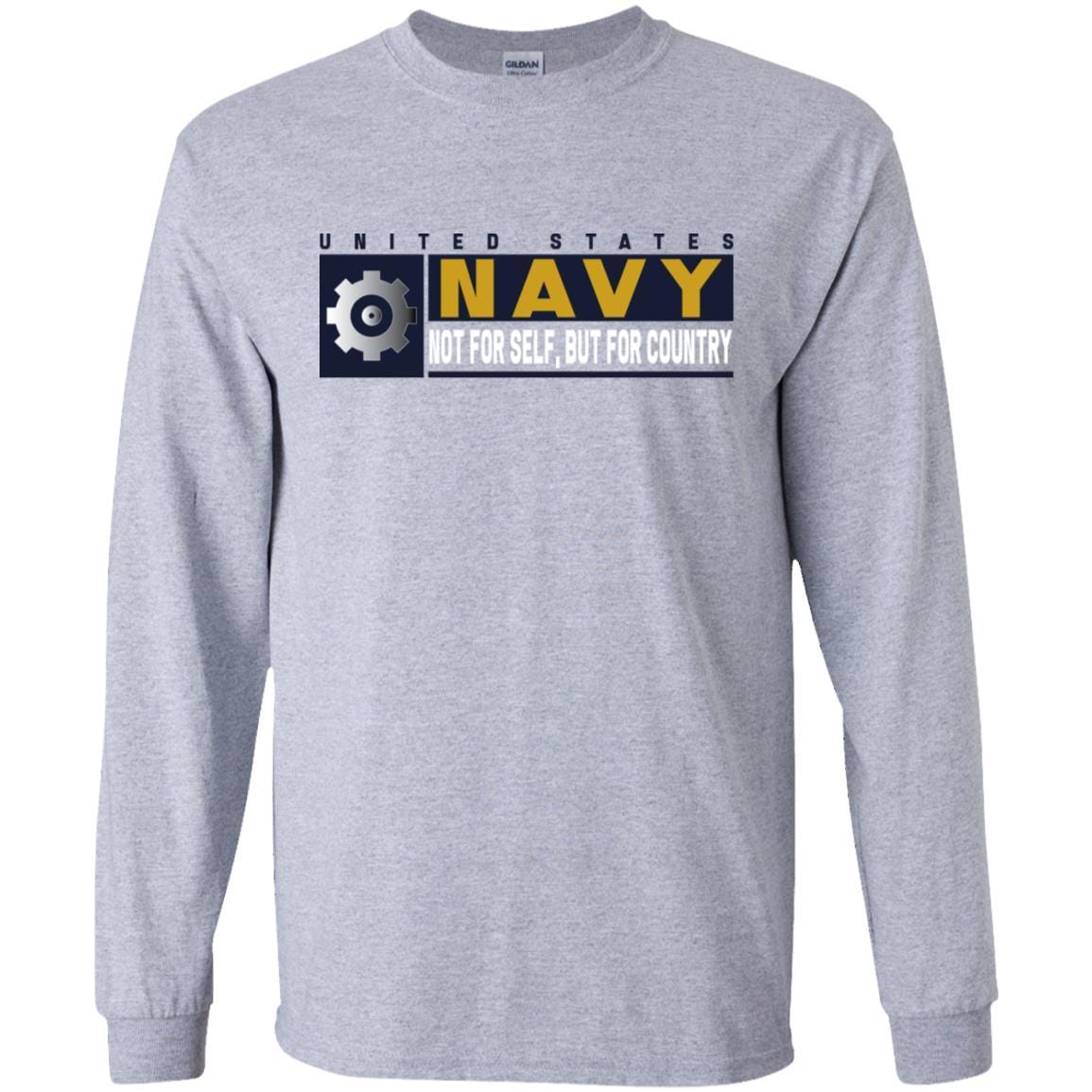 U.S Navy Engineman Navy EN- Not for self Long Sleeve - Pullover Hoodie-TShirt-Navy-Veterans Nation