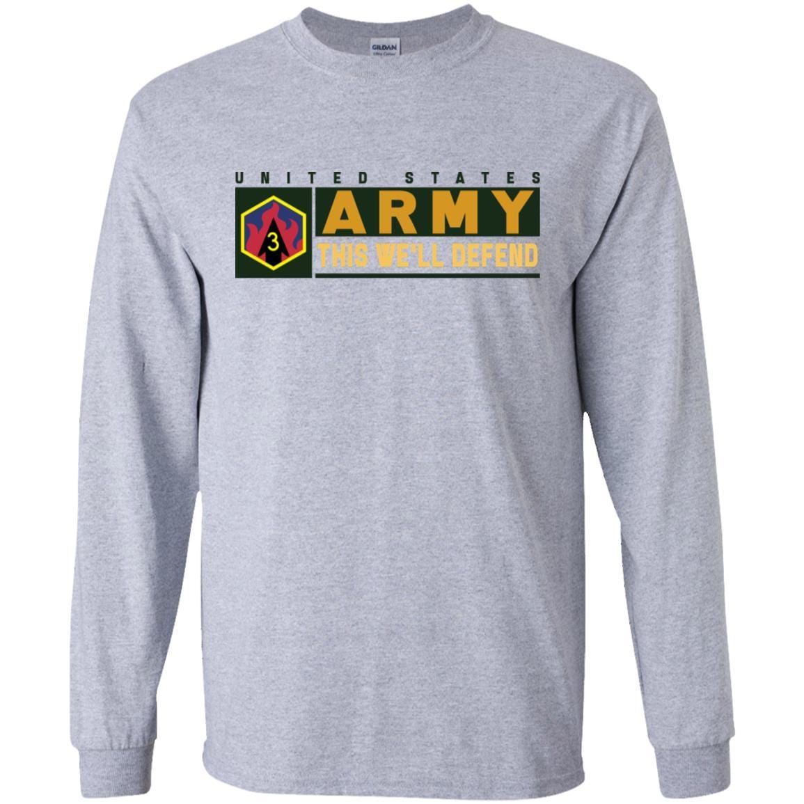 US Army 3RD CHEMICAL BRIGADE- This We'll Defend T-Shirt On Front For Men-TShirt-Army-Veterans Nation