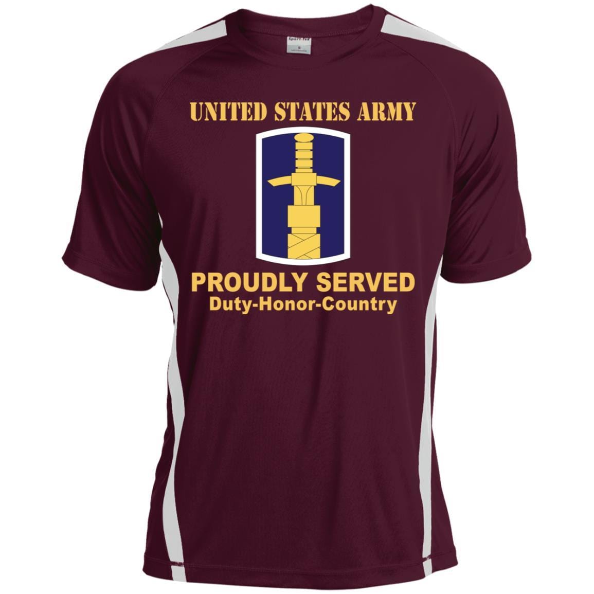 US ARMY 321 CIVIL AFFAIRS BRIGADE- Proudly Served T-Shirt On Front For Men-TShirt-Army-Veterans Nation