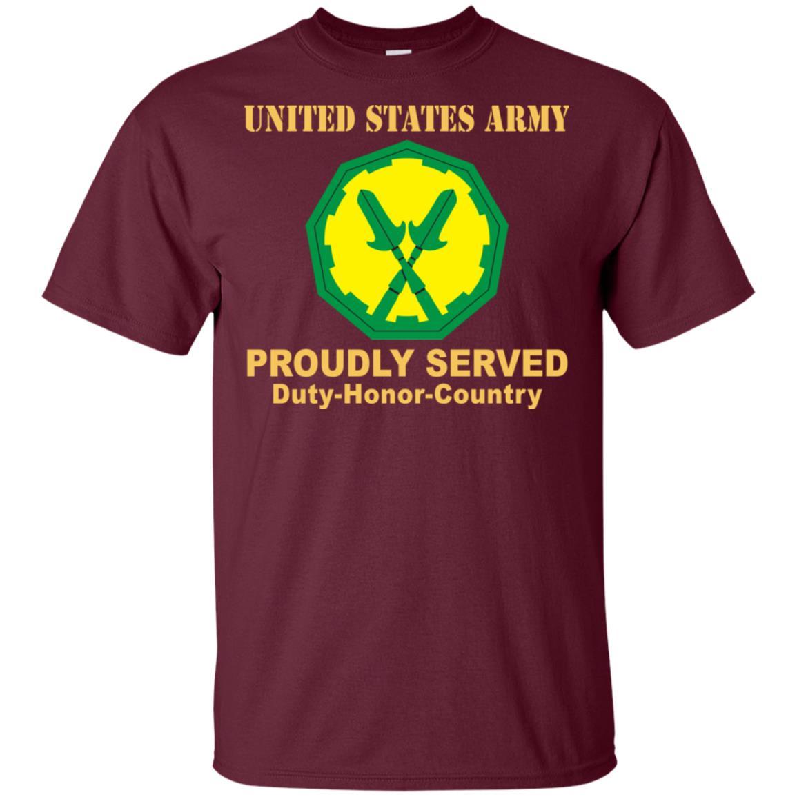 US ARMY 290TH MILITARY POLICE BRIGADE- Proudly Served T-Shirt On Front For Men-TShirt-Army-Veterans Nation