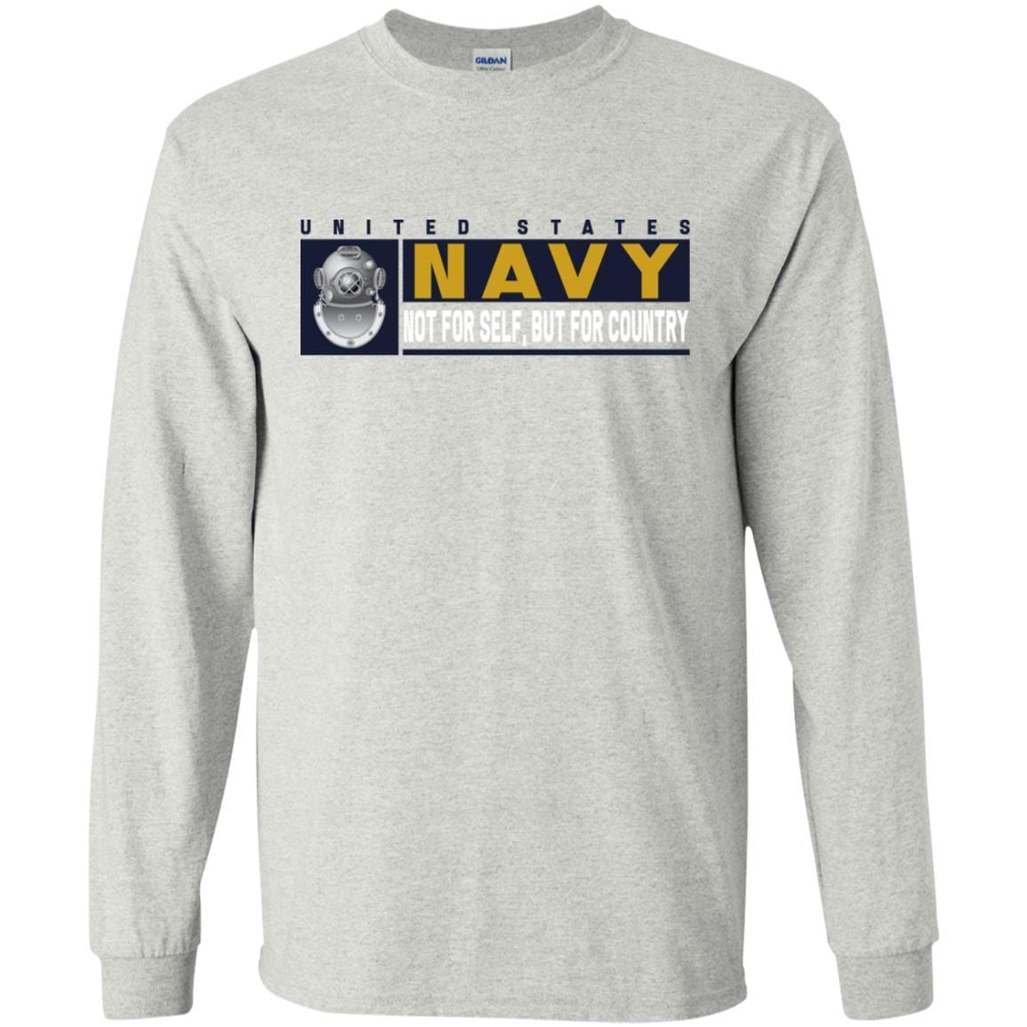 Navy Diver Navy ND- Not for self Long Sleeve - Pullover Hoodie-TShirt-Navy-Veterans Nation