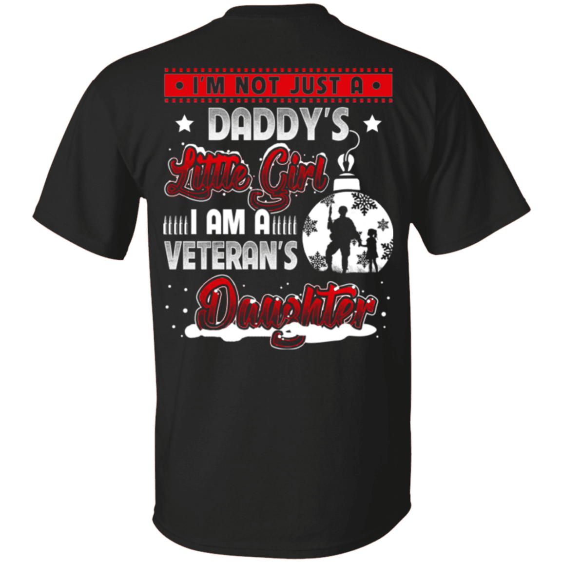 Military T-Shirt "I Am A Veteran's Daughter"-TShirt-General-Veterans Nation