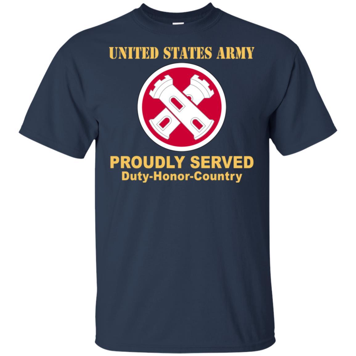 Military T-Shirt "16TH ENGINEER BRIGADE- Proudly Served On" Front For Men-TShirt-General-Veterans Nation