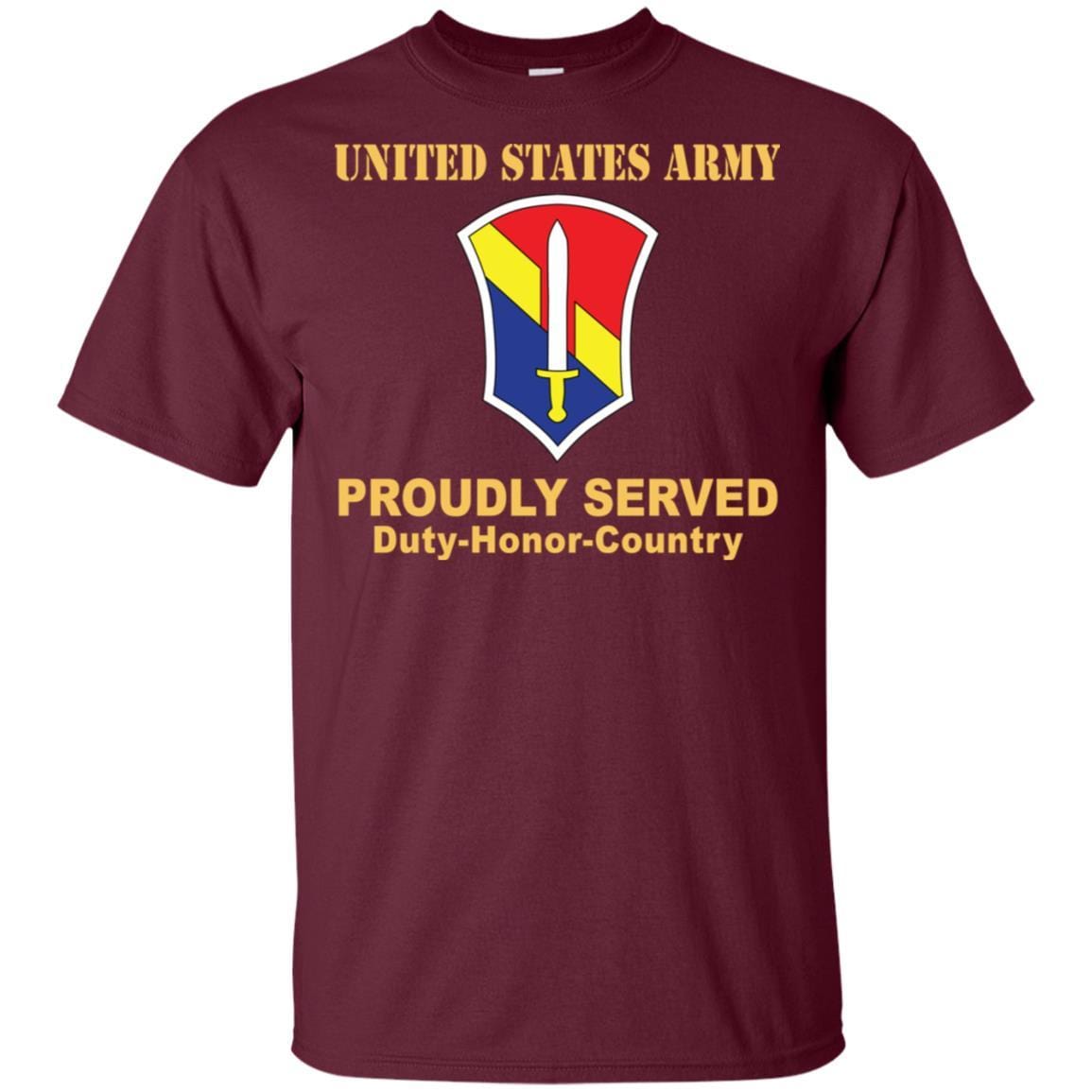 US ARMY 1 FIELD FORCE, VIETNAM- Proudly Served T-Shirt On Front For Men-TShirt-Army-Veterans Nation
